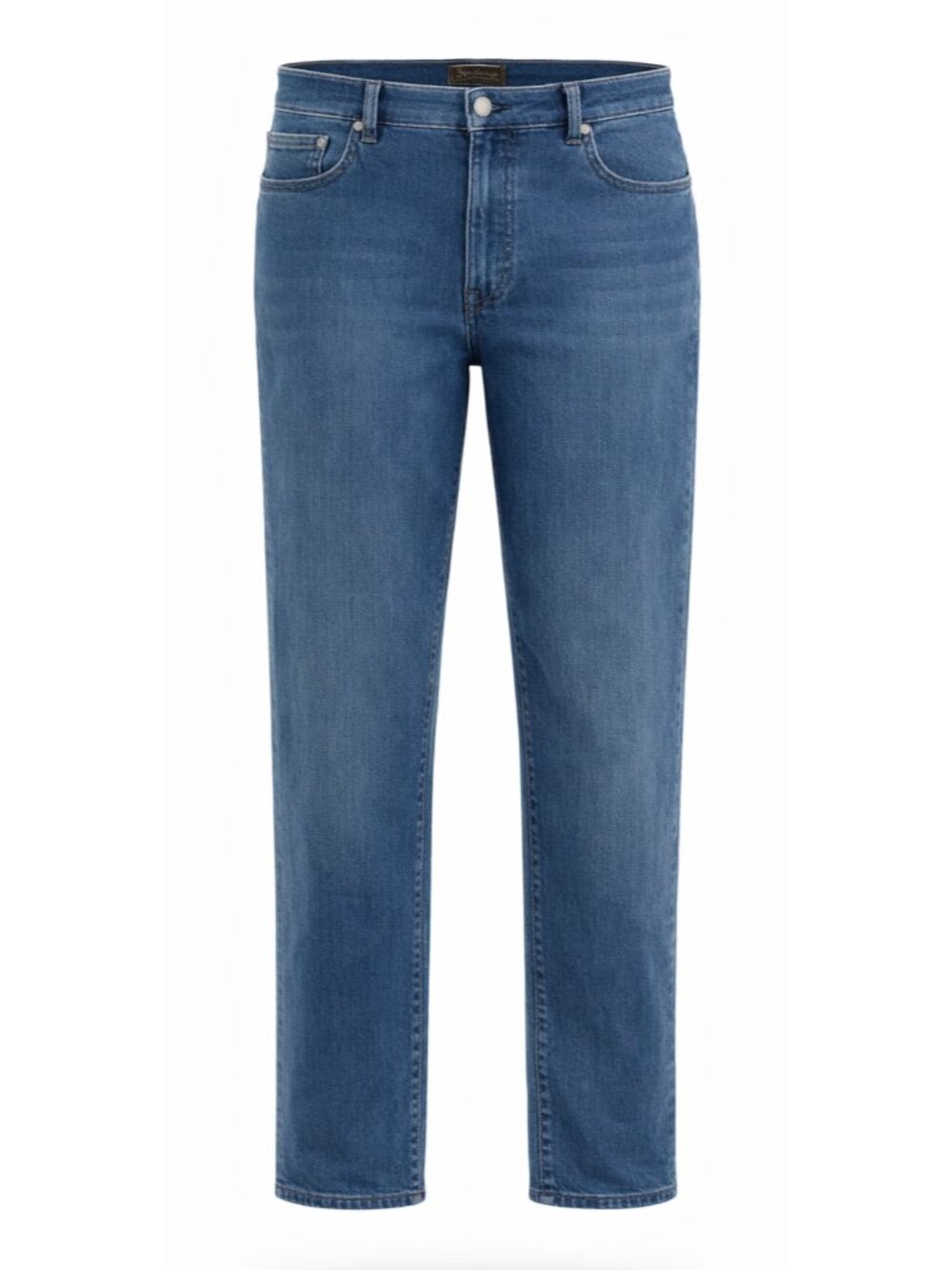34 Heritage Jeans Mens 36X30 Blue Relaxed Straight Performance Denim Mid Rise